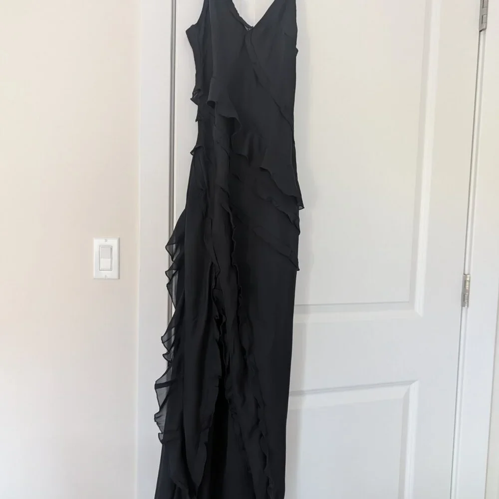 Abercrombie Women's Draped Ruffle Maxi Dress XS